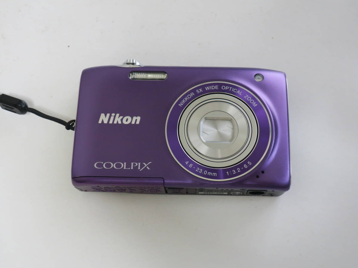 デジタルカメラ　Nikon　COOLPIX S3100　小型軽量/1400万画素/光学ズーム5倍　SDカード/純正バッテリー/説明書/外箱　付属品完備　ほぼ新品_画像9
