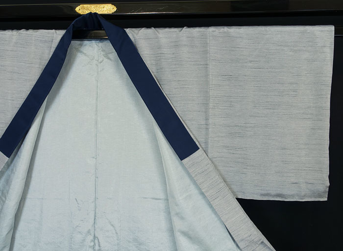  men's long kimono-like garment pongee manner plain . tailoring applying height approximately 170cm rank polyester 11076