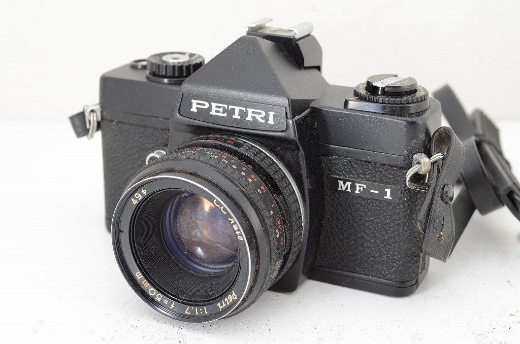 【適格請求書発行】ジャンク品 PETRI ペトリ MF-1 + Petri C.C Auto 50mm F1.7 フィルム一眼レフカメラ 【アルプスカメラ】240112u_画像3
