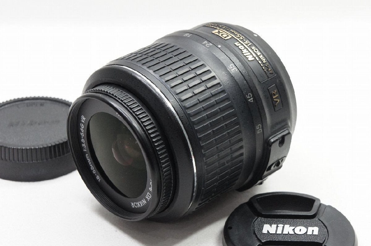 【適格請求書発行】Nikon ニコン AF-S DX NIKKOR 18-55mm F3.5-5.6G VR APS-C ズームレンズ【アルプスカメラ】231105d_画像2