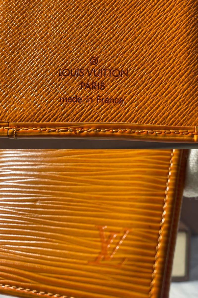 LOUIS VUITTON美品ヴィトン エピ オーガナイザー ドゥ ポッシュ カードケース マンダリンオレンジM6358H _画像10