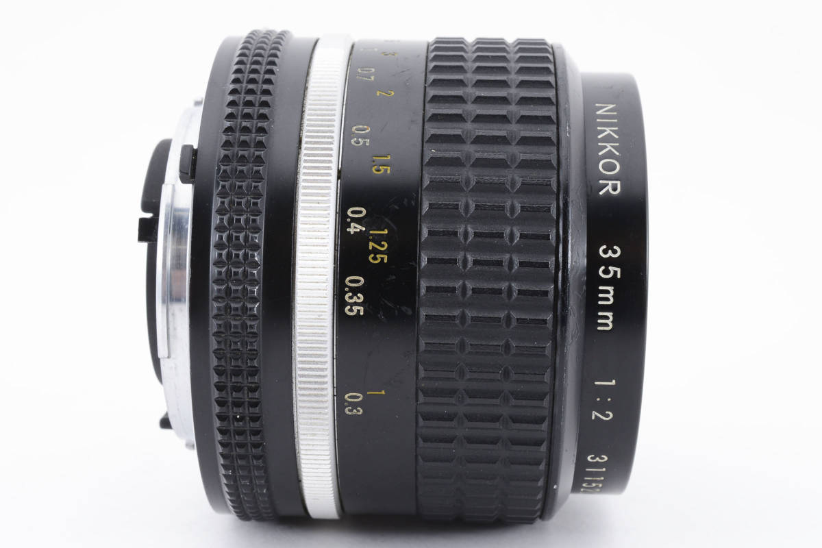 Nikon Ai-S NIKKOR 35mm F2 AIS F2s　ニコン ニッコール　ニコン　マニュアルレンズ　フード付き #214_画像7