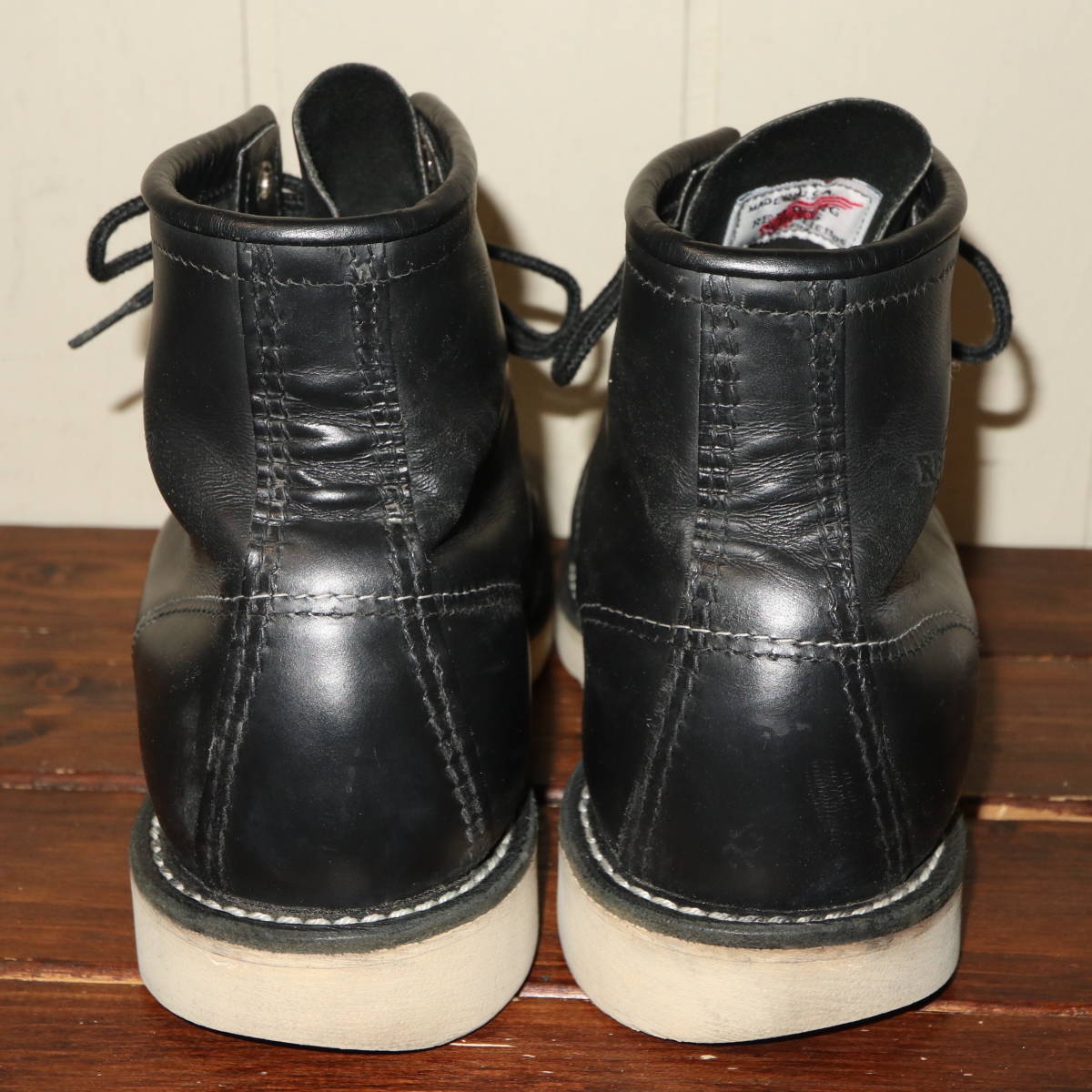 刺繍羽タグ RED WING レッドウィング 8130 黒セッター 7 1/2D 刺繍羽タグ RED WING レッドウィング 8130 黒セッター 7 1/2D