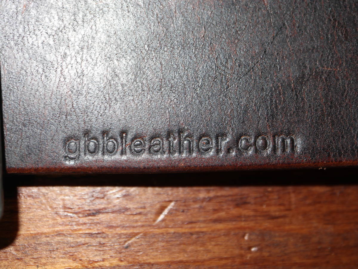 gbb custom leather　レザーベルト　／　ベルト　gbbleather　gbbレザー　gbb　ジョニーデップ_画像7