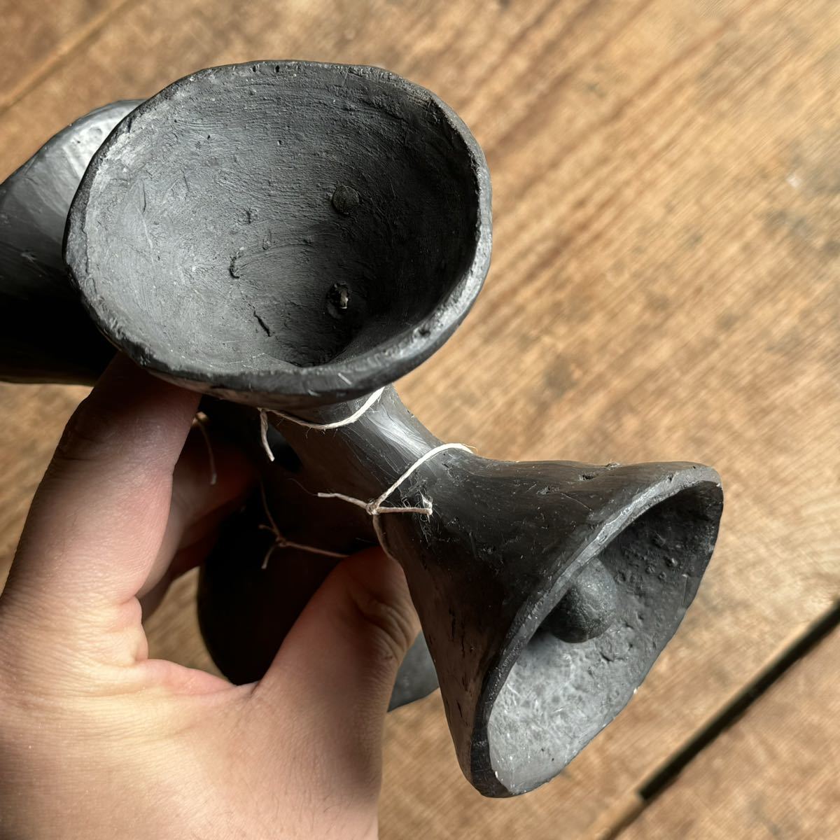 特別出品 メキシコ 黒陶ベル イームズ 民芸 古道具 アンティーク 特別出品 メキシコ 黒陶ベル イームズ 民芸 古道具 アンティーク