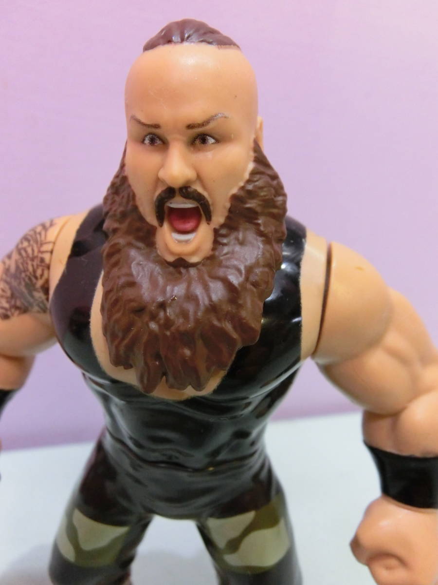 WWE ブラウン・ストローマン フィギュア人形 プロレス MATTELマテル WWF HASBRO ハズブロ アダム・シェル Figure NXT RAW_画像5