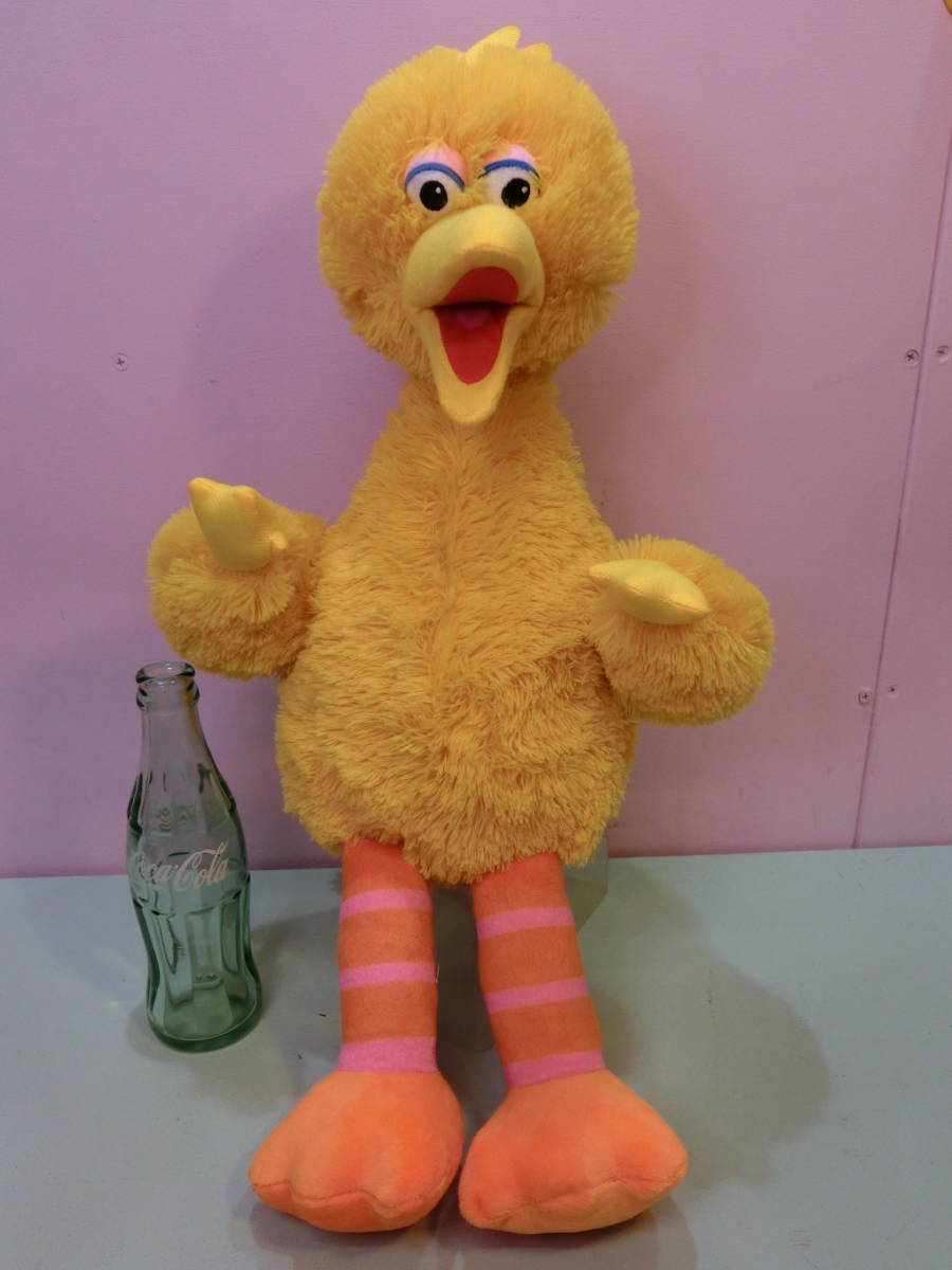 セサミストリート◆ビッグバード ビンテージ ぬいぐるみ人形 BIG50cm◆SESAME STREET Vintage Plush Big Bird マペット ジムヘンソン_画像1