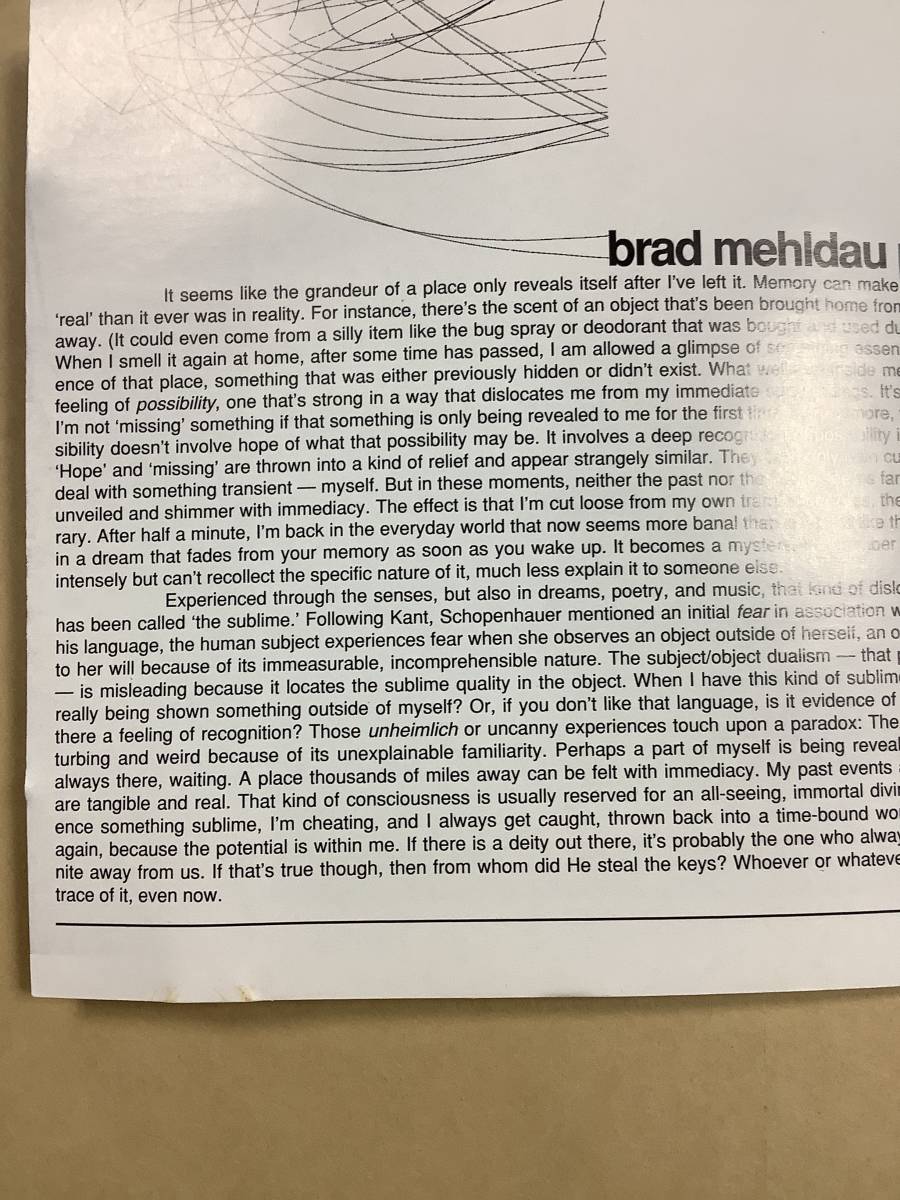 送料無料 BRAD MEHLDAU「PLACES」輸入盤_画像3