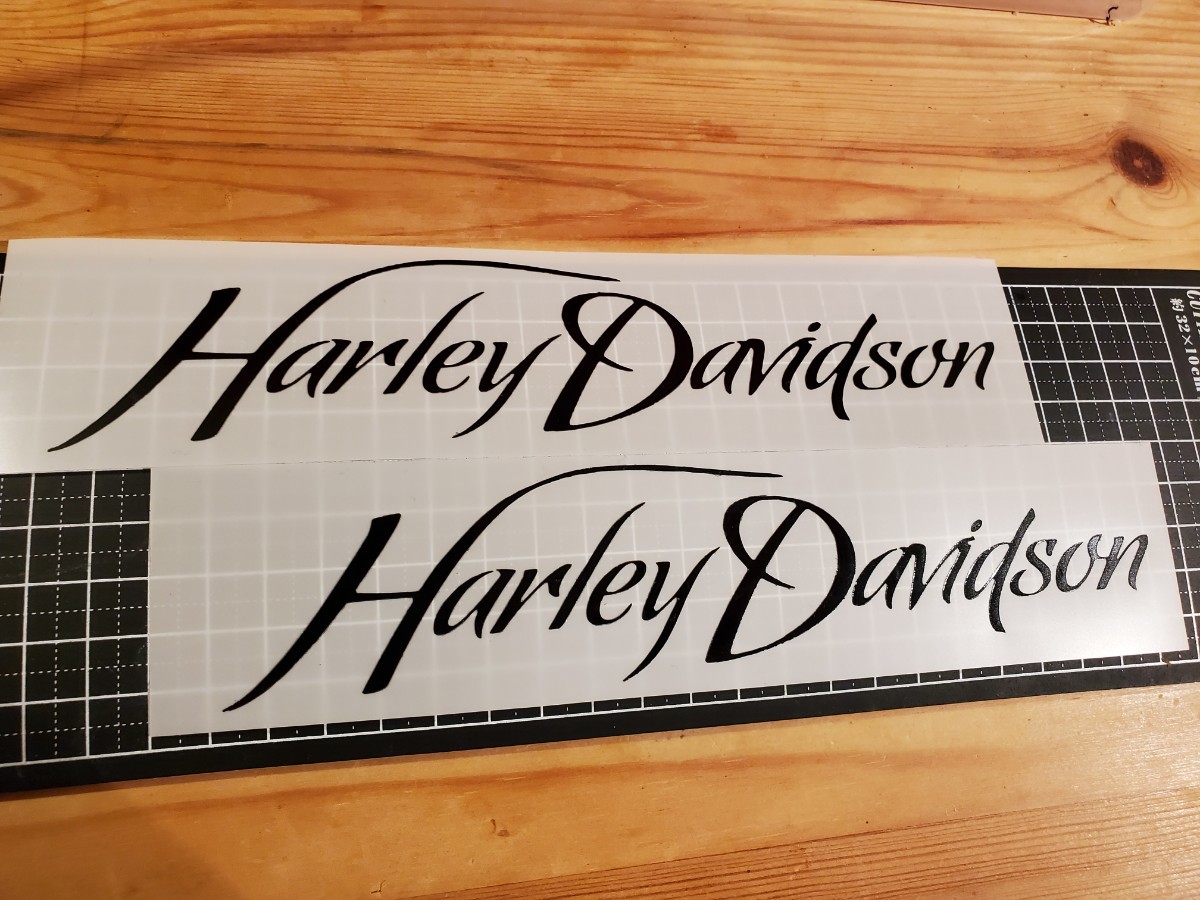 【送料無料!!】Harley-Davidson ステッカー デカール ハーレーダビッドソン ブラック_画像1