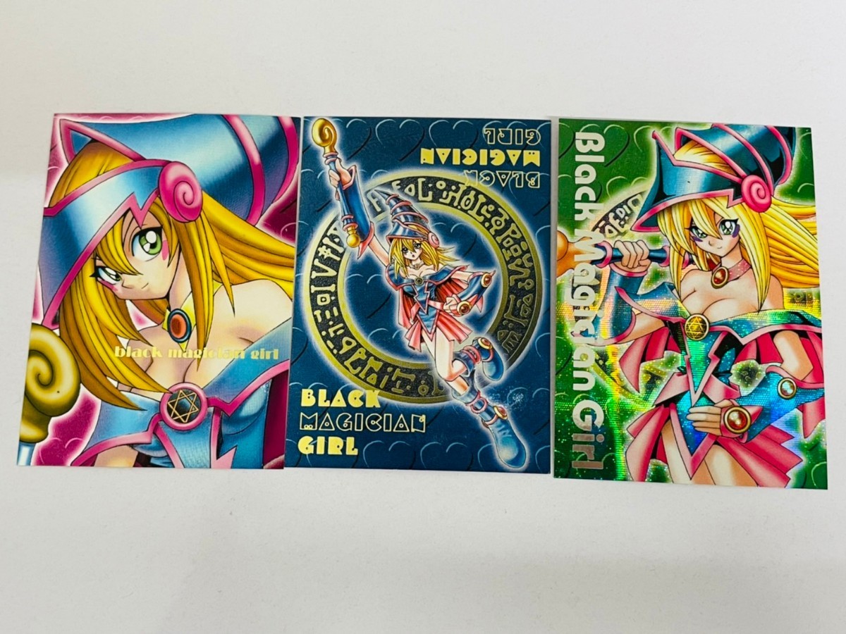 中古美品　遊戯王　激レア　ダンジョンダイスモンスターズ　ブラックマジシャンガール　1枚のみシークレット　まとめ売り 当時物　2