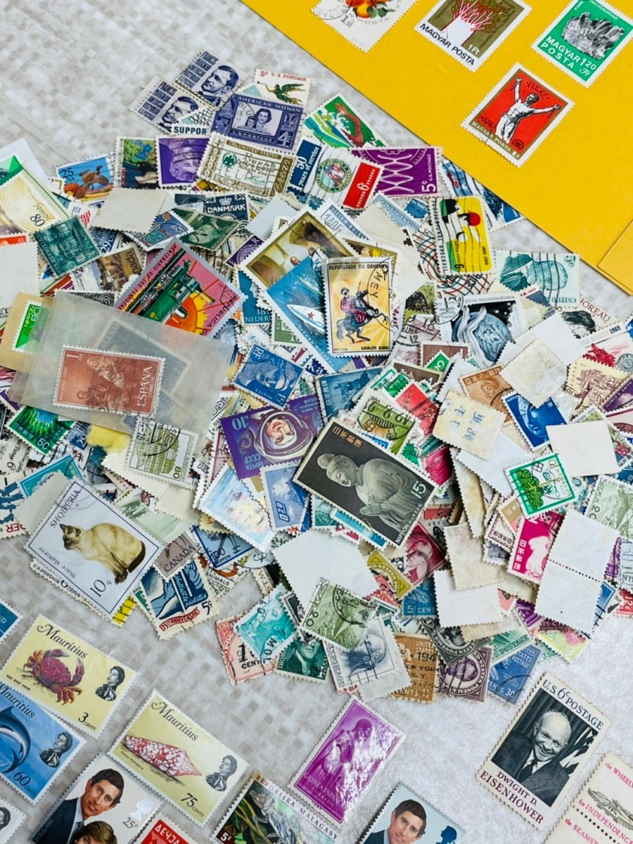 中古品　コレクション　外国切手　日本切手　使用済みと未使用品あり　まとめ売り　年代物　大量　3764_画像6