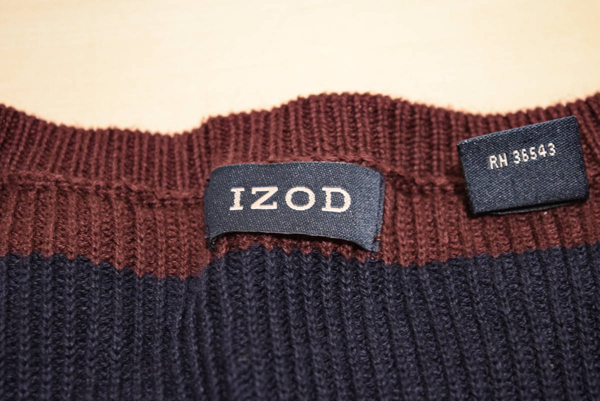 IZOD アイゾッド コットン 100% 厚手 ニット セーター 2XL 冬 春 (R0011001)_画像4