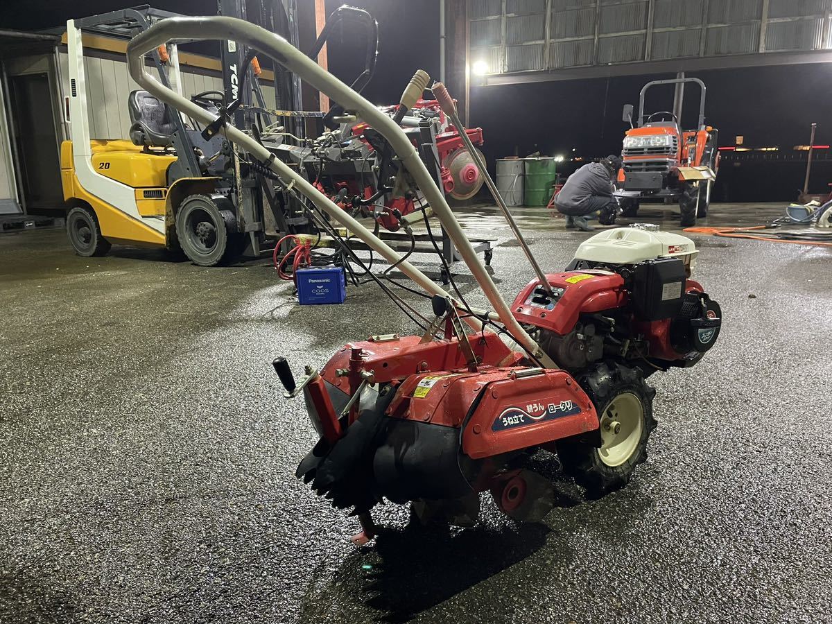 【動画有り】ヤンマー 耕運機 MRT6U 歩行型 農用トラクター 正逆転爪 リコイル ガソリン 畝立て 管理機 畑 ハウス 富山市_画像3