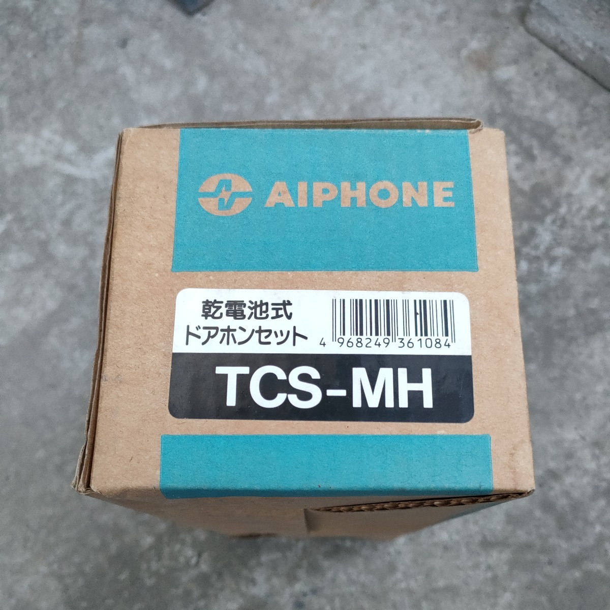 未使用 長期保管品 ドアホンセット デミトーク TCS-MH アイホン AIPHONE 乾電池式ドアホンセット_画像1