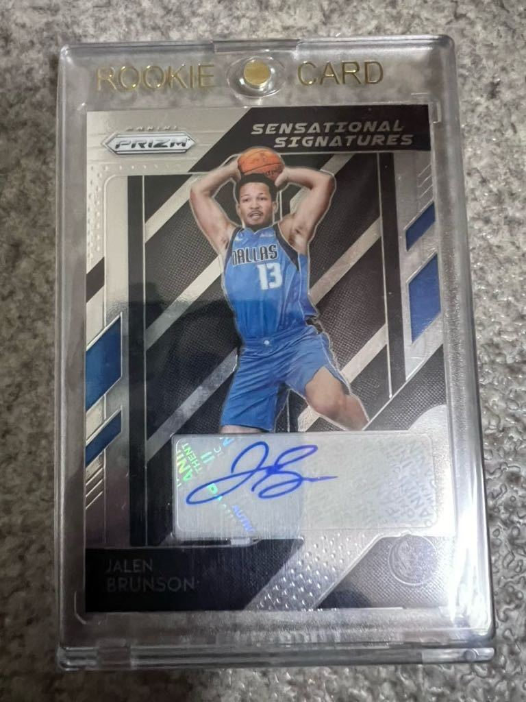 NBA Auto jalen brunson prizm 2018-19 Panini _画像1