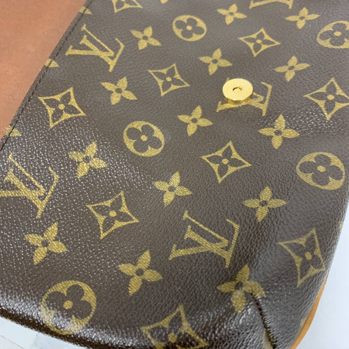 ルイヴィトン LOUIS VUITTON ショルダーバッグ モノグラム ブラウン 系 鞄 現状品 ミュゼッタンゴロングストラップ/LM1023 カ15_画像10