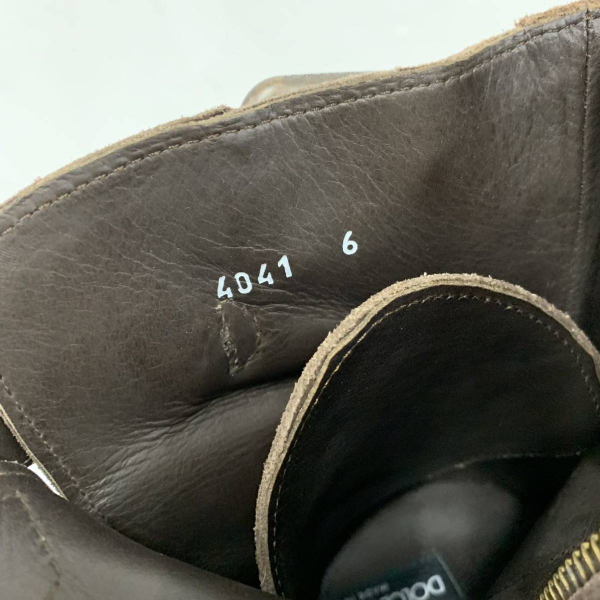 Dolce&Gabbana ドルチェアンドガッバーナ 4041-6シューズ メンズ紳士現状品 靴 ブーツ レザー カ4_画像3