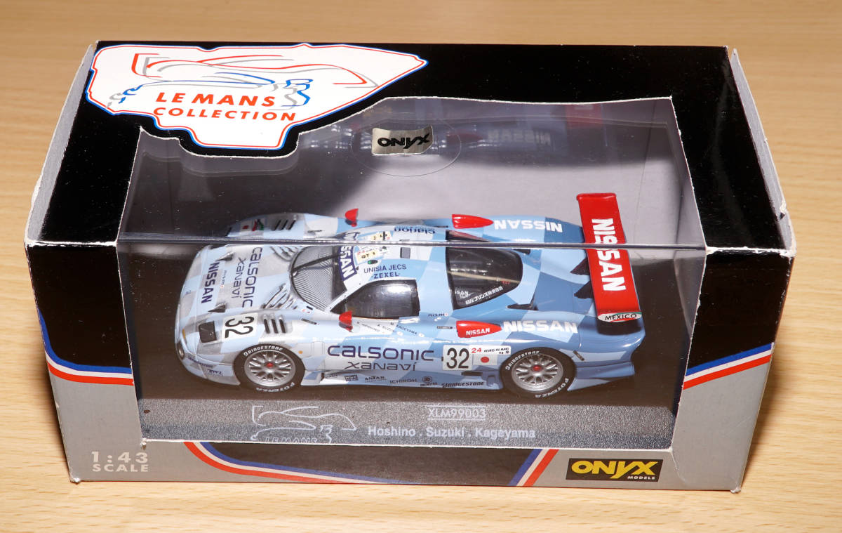 1/43 ONYX NISSAN 日産 R390 GT1 カルソニック #32 LE MANS ルマン 1998 ダイキャスト 送料無料