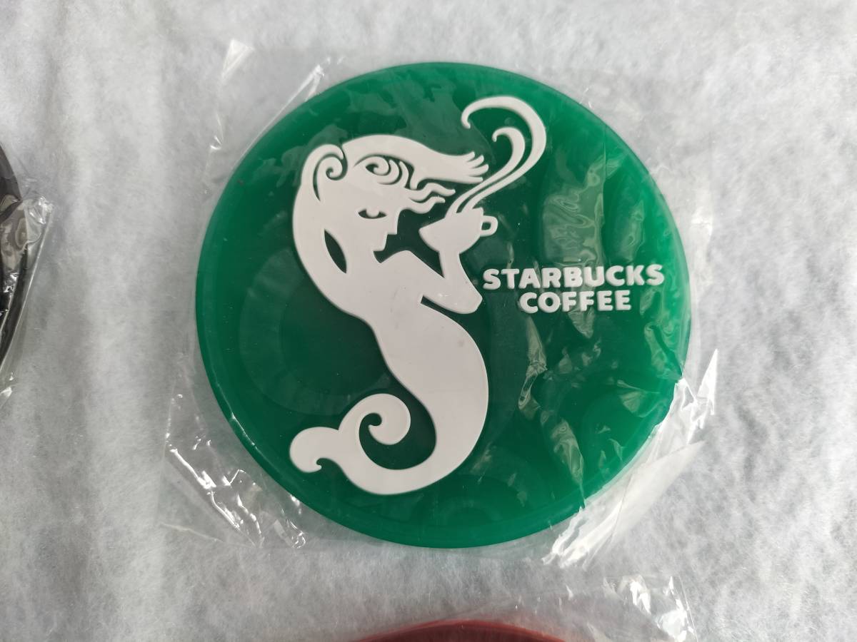 ♪未使用！スターバックス スタバ サイレン・コースターなど ４枚セット◆Starbucks Coffee coaster 送料無料！_画像3