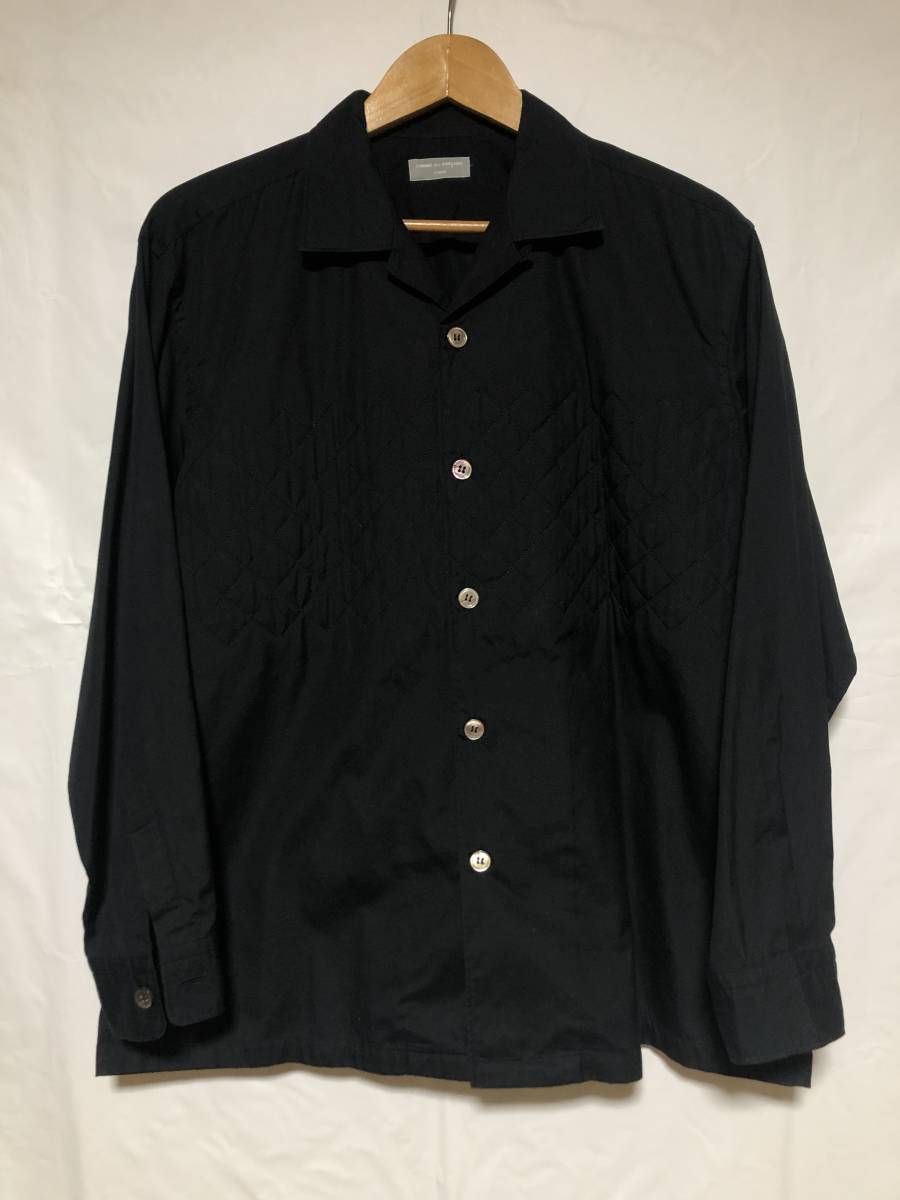 AD1997 90s COMME des GARCONS HOMME コムデギャルソン　オム　開襟　オープンカラー　シャツ_画像1