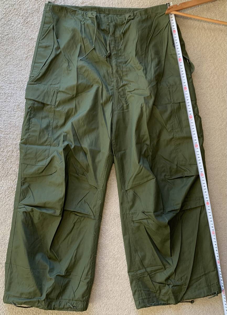 ★デッドストック, 新品未使用 米軍実物 最需要人気サイズ: M-Reg. USGI M-1951 Arctic Trouser W/Customized PKT & Liner Sets O.D. M-R