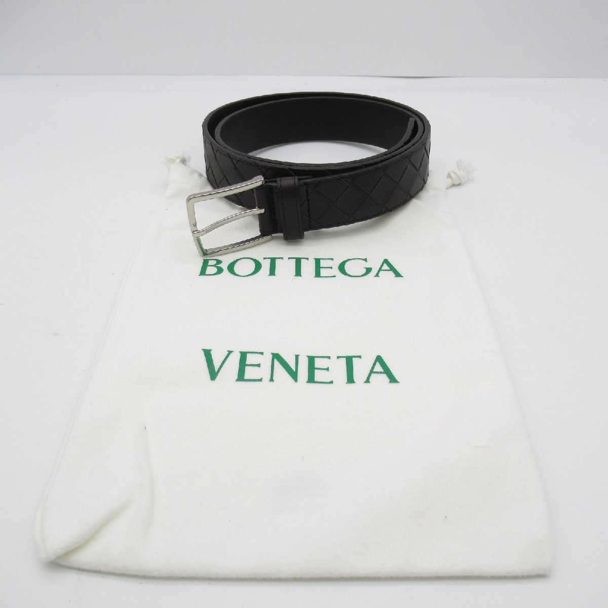 BOTTEGA VENETA ボッテガヴェネタ ベルト ベルト ブラウン系 レザー フォンデンデ メンズ_画像7