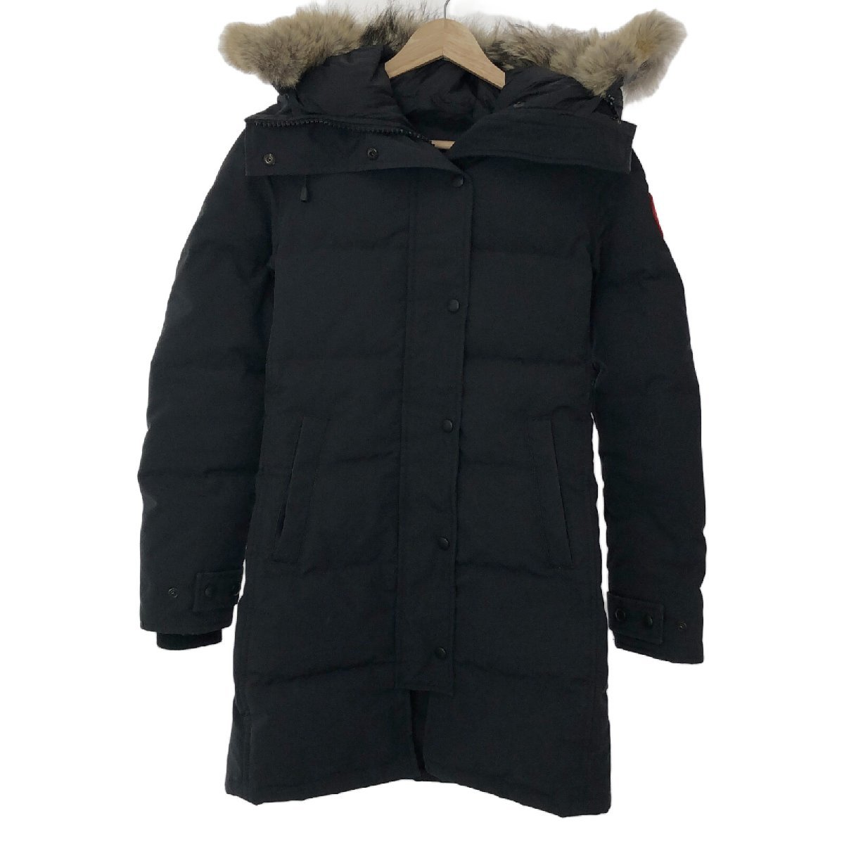 CANADA GOOSE カナダグース その他コート ダウンコート ブラック系 ポリエステル 中古 レディース_画像1