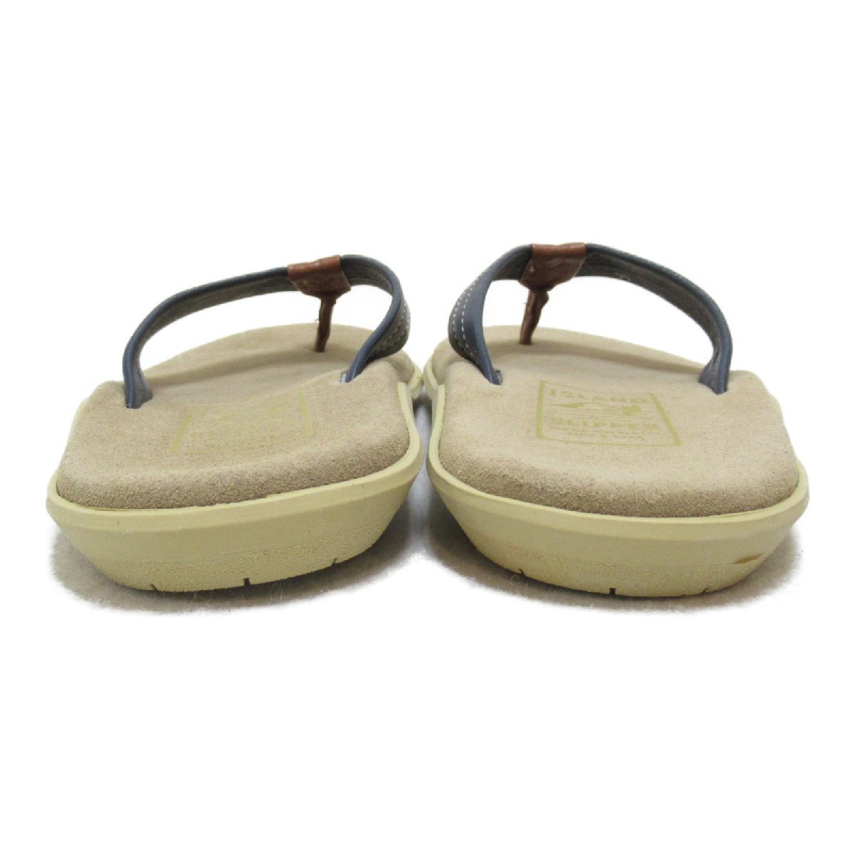 ISLAND SLIPPER アイランドスリッパ サンダル クラシック サンダル ブラウン系 レザー スエードレザー 中古 ユニセックス_画像2