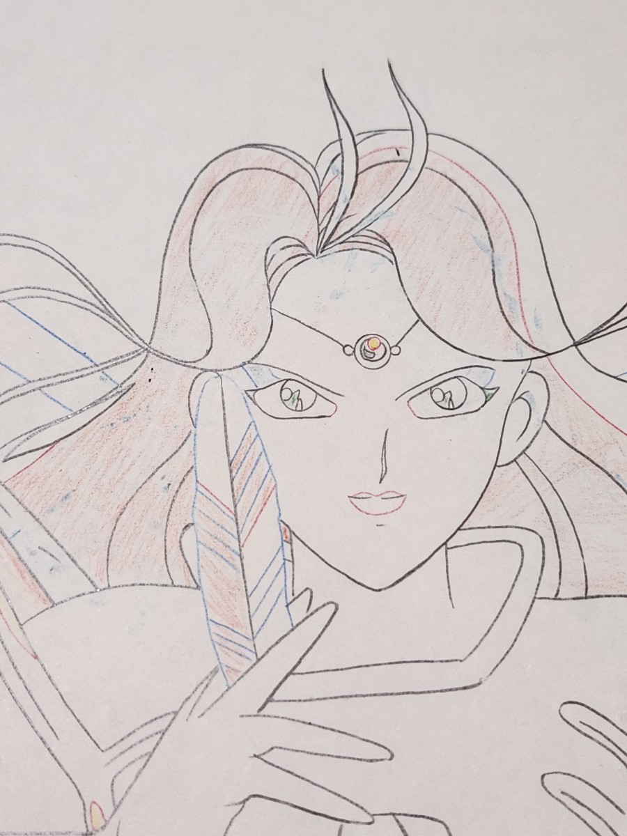美少女戦士セーラームーン セル画 背景 原画付き 28話 ビーナス 美少女戦士セーラームーン セル画 背景 原画付き 28話 ビーナス