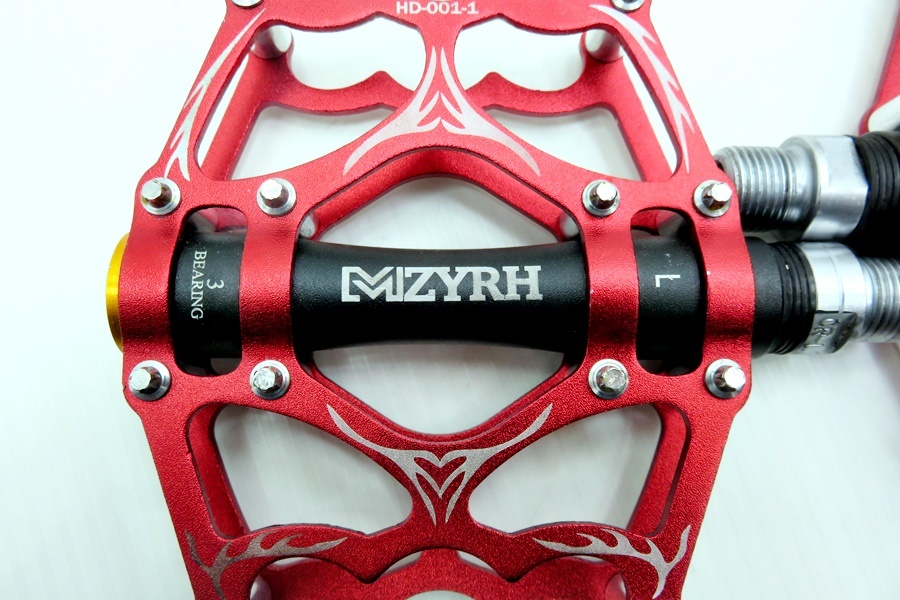 MZYRH ペダル HD-001-1 フラットペダル レッド_画像9