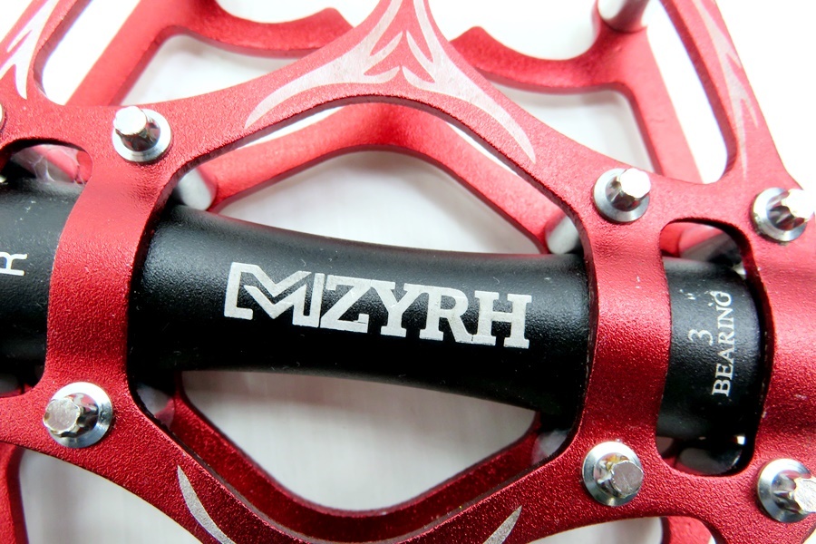 MZYRH ペダル HD-001-1 フラットペダル レッド_画像3