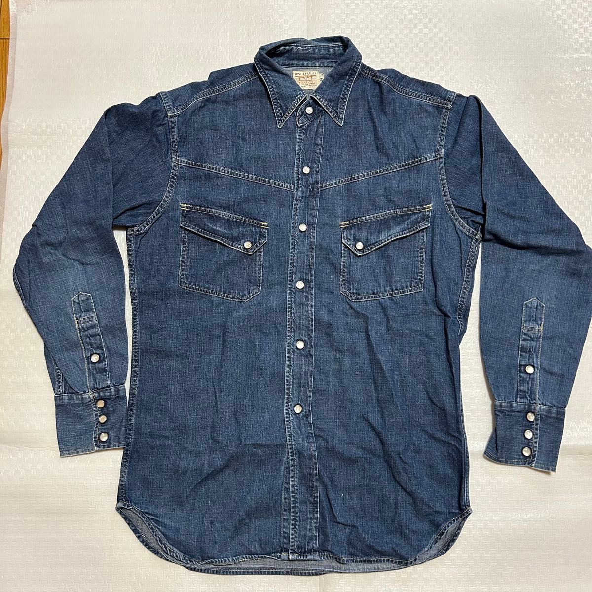 リーバイス Levi's ロングホーン デニムウエスタンシャツ 復刻 リーバイス Levi's ロングホーン デニムウエスタンシャツ 復刻