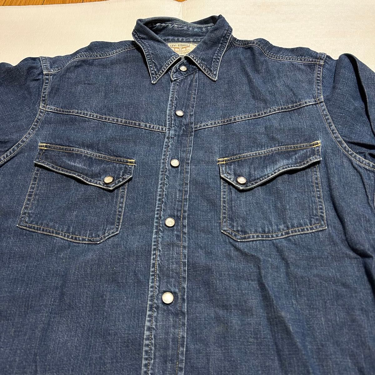リーバイス Levi's ロングホーン デニムウエスタンシャツ 復刻 リーバイス Levi's ロングホーン デニムウエスタンシャツ 復刻