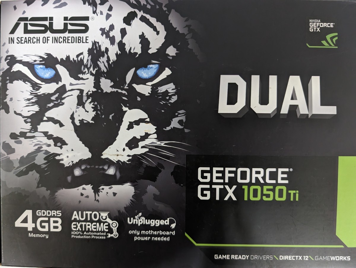 ASUS GeForce GTX1050 Ti_画像2