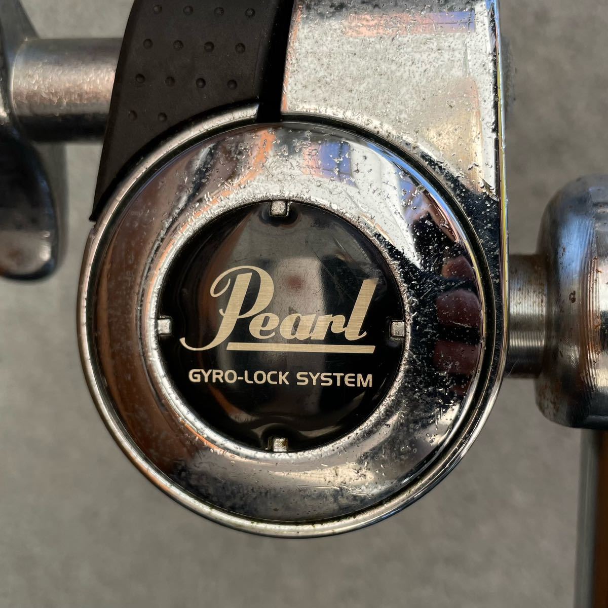 【使用感あり】 「Pearl スネアスタンド」 ジャンク GYRO-LOCK SYSTEM ジャイロロックシステム パール SNARE STAND コンパクト_画像2