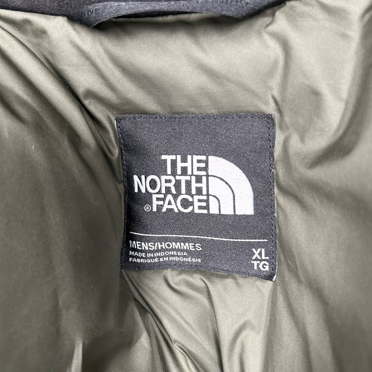 THE NORTH FACE ザ ノースフェイス ダウン 迷彩 XL/TG メンズ ND51500 ファー付 カモフラ_画像6