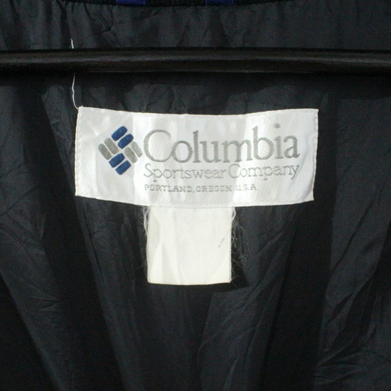 B152 90sビンテージ Columbia コロンビア Bugaboo ナイロンジャケット■1990年代製 XLサイズくらい パープル 古着 アメカジ ストリート 80s_画像3