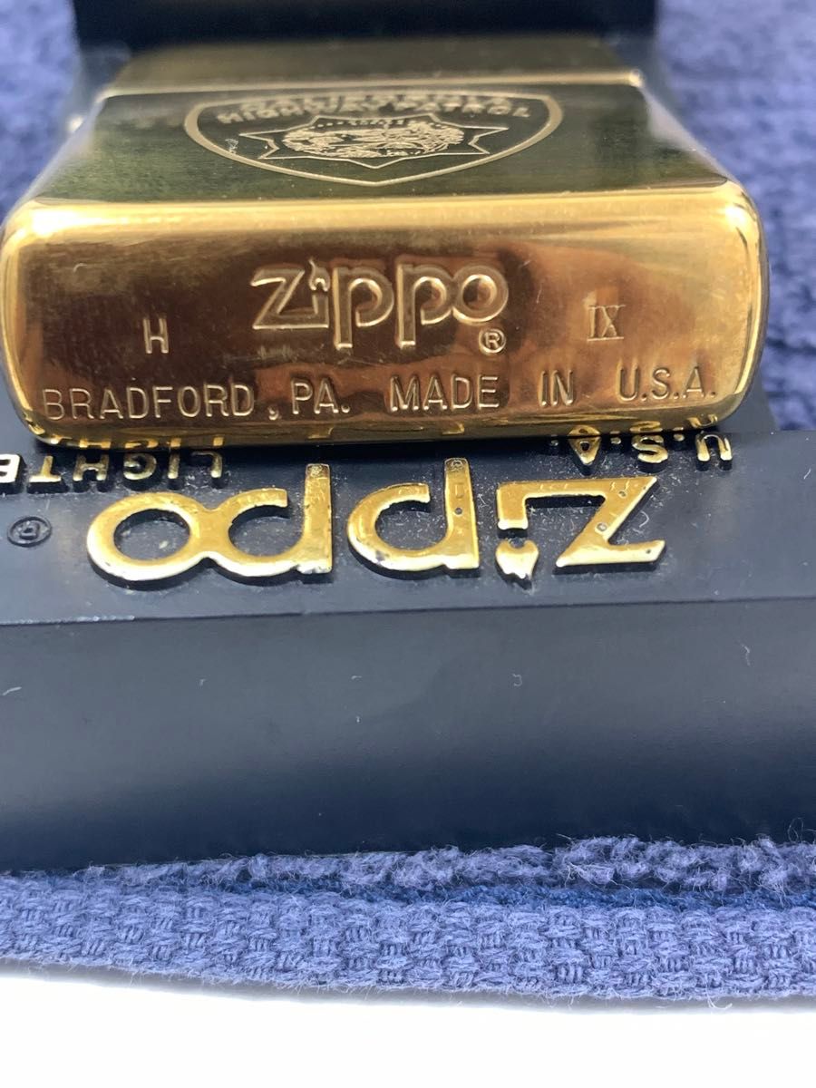 ZIPPO ジッポー CALIFORNIA HIGHWAY PATROL カリフォルニア ハイウェイパトロール 真鍮 SOLID ZIPPO ジッポー CALIFORNIA HIGHWAY PATROL カリフォルニア ハイウェイパトロール 真鍮 SOLID