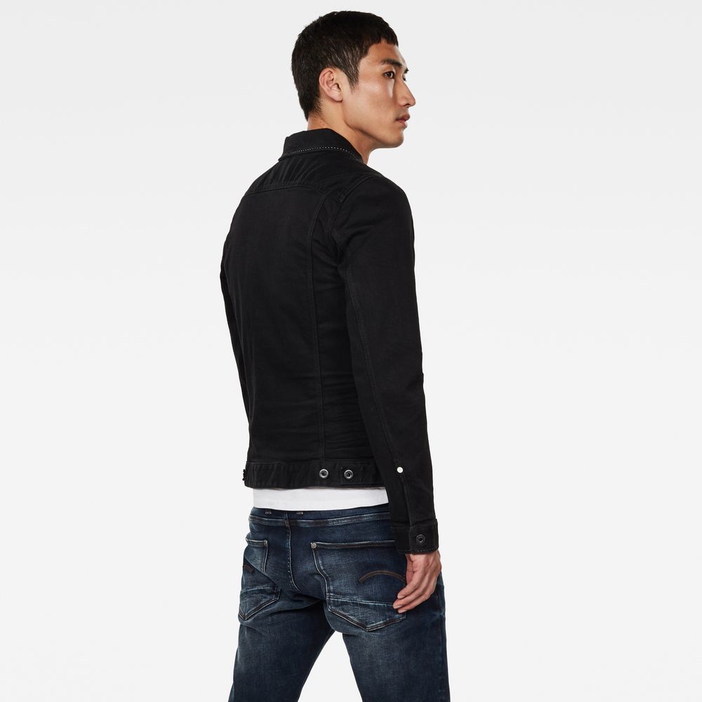 1円/G-STAR RAW/XSサイズ/Gジャン SCUTA POP SLIM JKT D15764-8479 ウォッシュ加工 アメカジ サーフ 新品/黒/ブラック/ia138/_画像9