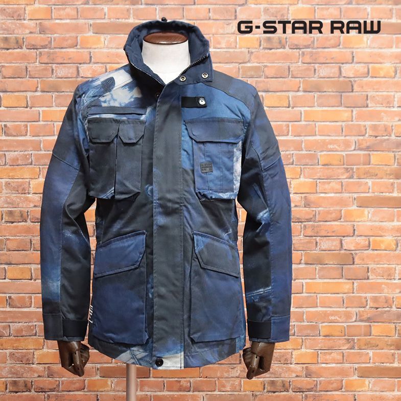 1円/G-STAR RAW/XSサイズ/M-65 ブルゾン OSPAK FIELD JKT D15499-B900 アムステルダム国立美術館コラボ 新品/青/ブルー/ia140/_画像1