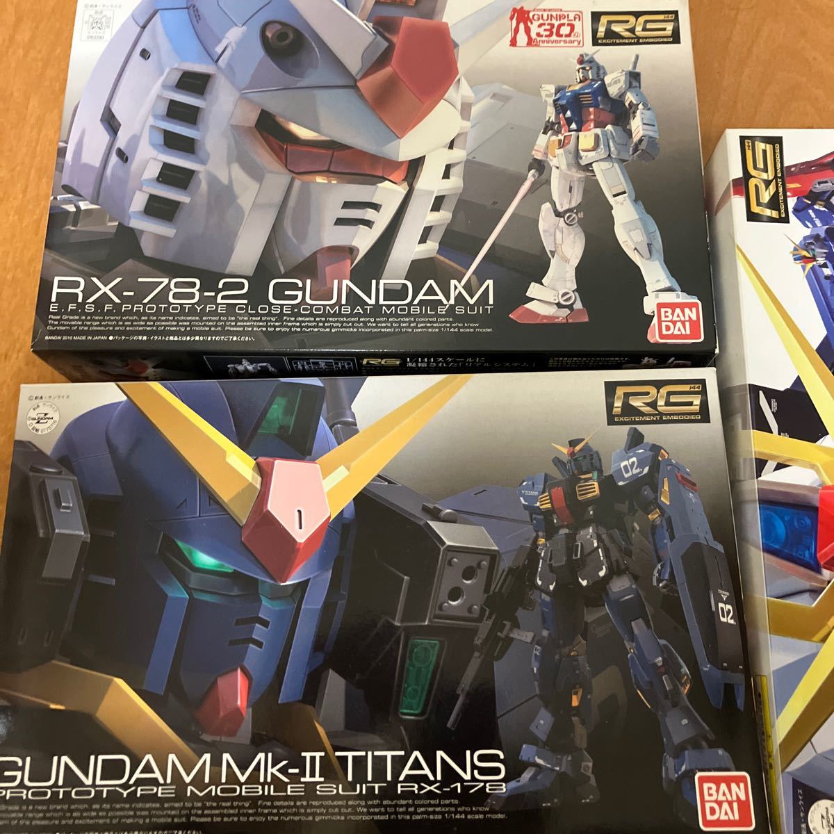 RG バンダイ ゼータガンダム RX-78-2 GUNDAM GUNDAM MK-2 TITANS EXPO限定 まとめて ガンプラ _画像10