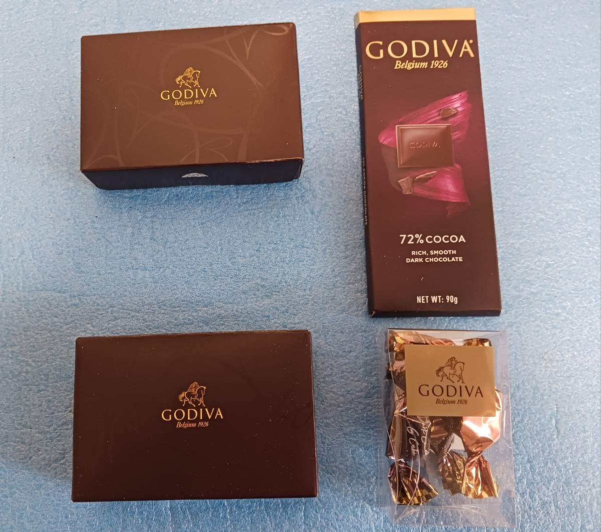 ゴディバ チョコレート 計7点セット GODIVA BFスペシャルアソートメント C ゴディバタブレット 72％カカオ BF G キューブ アソートメント C_画像1