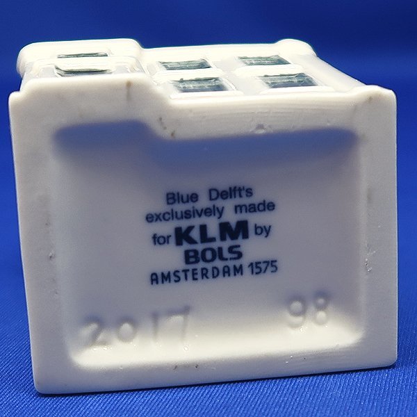 DKG★未開栓 デルフト KLM BOLS オランダ航空 ボルス ブルーハウス No.98 家 ミニチュアハウス 陶器 98 ミニボトル 未開封_画像4