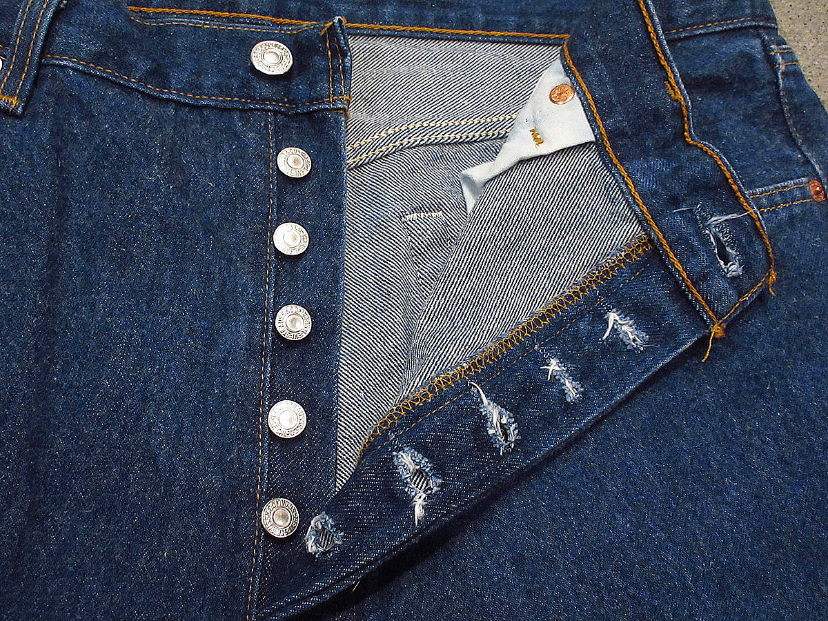 ビンテージ90's●MADE IN U.S.A. Levi's 501実寸W90cm●240111i6-m-pnt-jns-w35リーバイスデニムジーンズUSA製_画像5