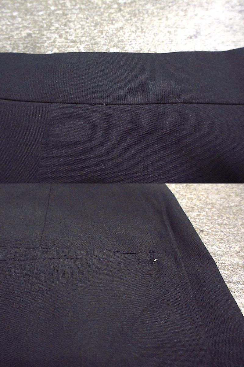  Vintage 60\'s*DEADSTOCK Searsno- tuck слаксы чёрный надпись W34 L33*240126c7-m-pnt-slc-w34 1960ssia-z низ брюки 