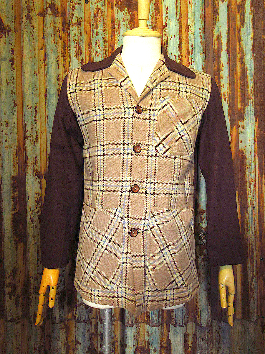 ビンテージ40's50's○LaPLay'aチェック切り替えウールナッソージャケットsize XS○240123k4-m-jk-wl 1940s1950sハリウッドジャケット - メンズファッション ビンテージ40's50's○LaPLay'aチェック切り替えウールナッソージャケットsize XS○240123k4-m-jk-wl 1940s1950sハリウッドジャケット - メンズファッション
