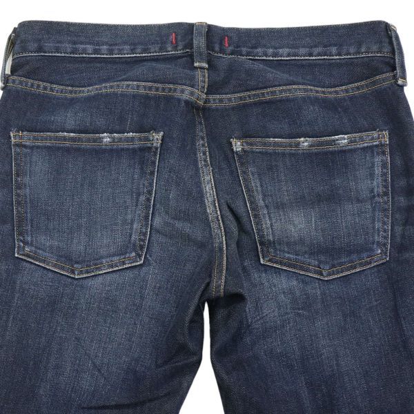 RED CARD レッドカード 64503 USED加工♪ ストレッチ ボーイフレンド デニム パンツ ジーンズ Sz.23　レディース 日本製　K3B00414_C#R_画像6