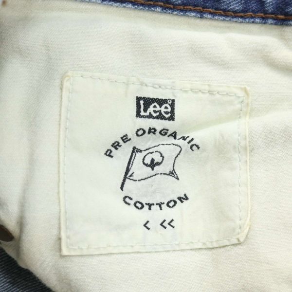 Lee Lee LL0412 органический хлопок! USED обработка конический Denim брюки джинсы Sz.S женский сделано в Японии K4B00022_1#R