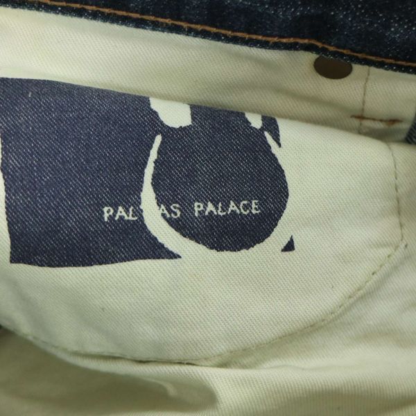 Pal'las Palace パラスパレス 通年 インディゴ染め♪ 赤耳 セルビッチ デニム パンツ ジーンズ Sz.3 レディース 日本製 K4B00041_1#Rの画像8