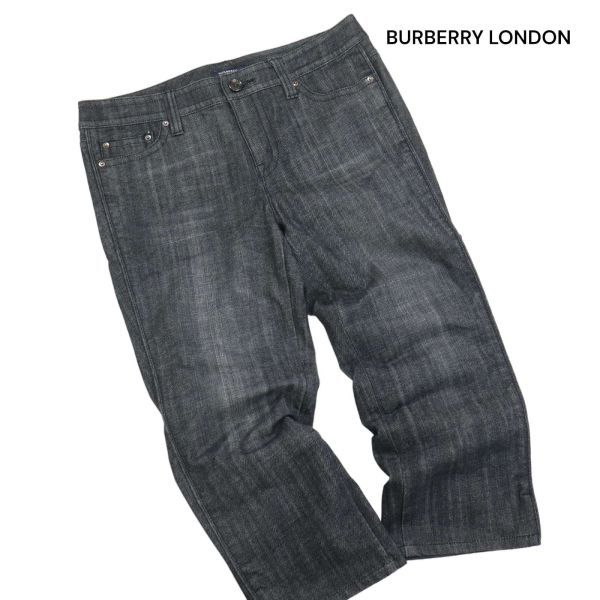 BURBERRY LONDON バーバリー ロンドン 通年 ストレッチ デニム パンツ ジーンズ Sz.44　レディース 大きいサイズ　K4B00077_1#R_画像1